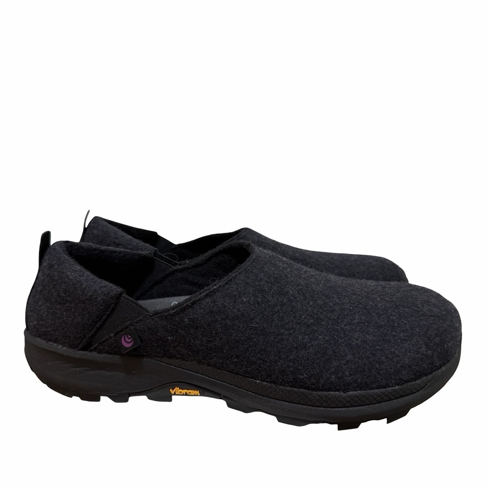 Topo Athletic Rekovr 2 Recovery Shoes Womens US 9 Charcoal Wool Vibram Slip On